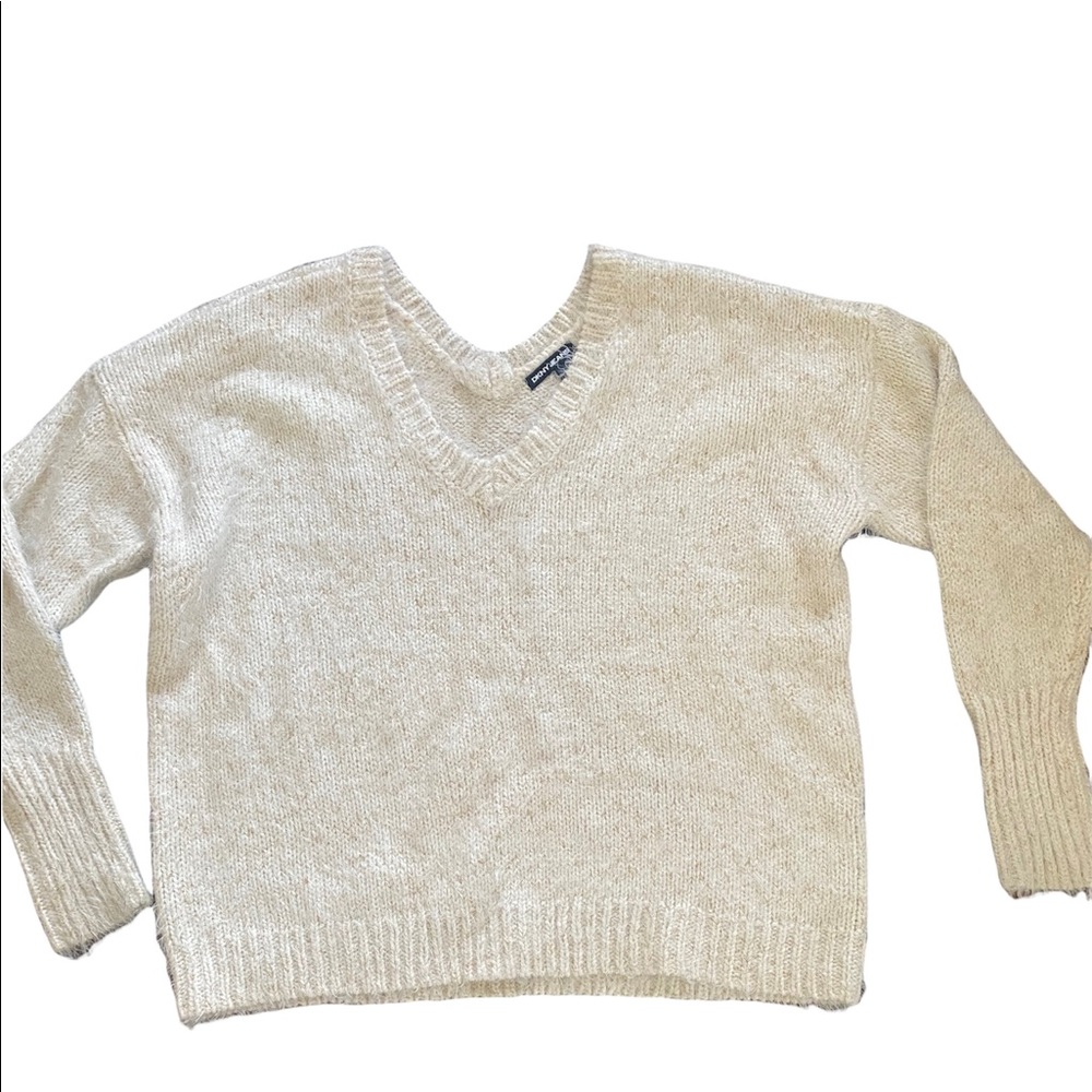 White & Gold DKNY Jeans Sweater